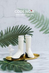 CBS000031 White Two Tone Riding Boots CBS000031 White Two Tone Riding Boots