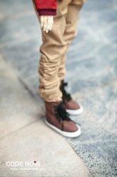 CSD000087 Khaki Side Elastic Trousers CSD000087 Khaki Side Elastic Trousers