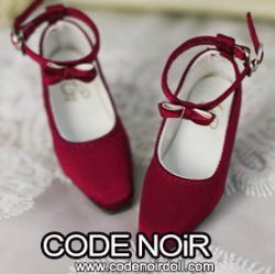CMS000145 Wine Red Silk Ribbon Heels CMS000145 Wine Red Silk Ribbon Heels