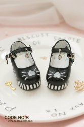 CMS000086 Black Kitty Heart CMS000086 Black Kitty Heart