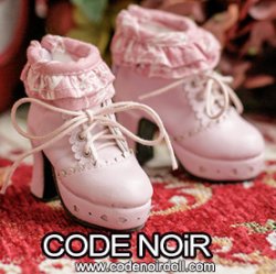 CMS000143 Pink Floral Ruffle Ankle Boots CMS000143 Pink Floral Ruffle Ankle Boots