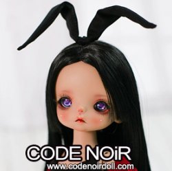 CAC000087 Black Bunny Hairband for YOSD / AP Size CAC000087 Black Bunny Hairband for YOSD / AP Size