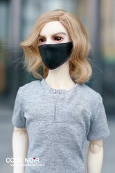 CAC000028 Black Leather Mouth Cover CAC000028 Black Leather Mouth Cover