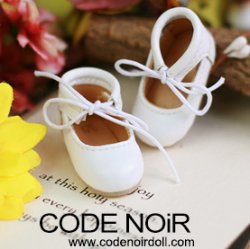 CYS000042 White Vintage Style Ribbon Flats CYS000042 White Vintage Style Ribbon Flats
