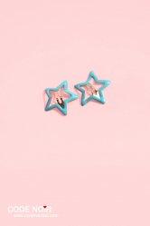 CAC000035 Blue Star Hair Clips (Free Size) CAC000035 Blue Star Hair Clips (Free Size)