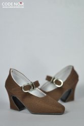 CMS000059 Chocolate Mary Jane Heels CMS000059 Chocolate Mary Jane Heels