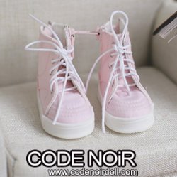 CMS000188 Pink Zipper Casual Shoes CMS000188 Pink Zipper Casual Shoes