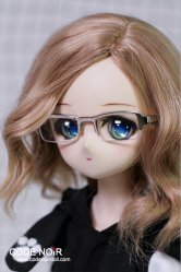 CAC000040 Silver Semi-Rimless Glasses for SD CAC000040 Silver Semi-Rimless Glasses for SD