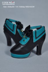 CMS000084 Black x Teal Sailor Heels MSD ver. CMS000084 Black x Teal Sailor Heels MSD ver.
