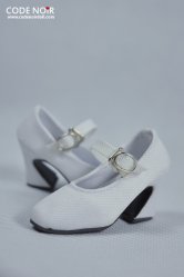 CMS000069 White Mary Jane Heels CMS000069 White Mary Jane Heels
