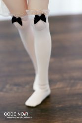 CAC000046 Black Ribbon/White Socks for 1/3, 1/4 dolls CAC000046 Black Ribbon/White Socks for 1/3, 1/4 dolls