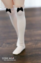 CAC000046 Black Ribbon/White Socks for 1/3, 1/4 dolls CAC000046 Black Ribbon/White Socks for 1/3, 1/4 dolls