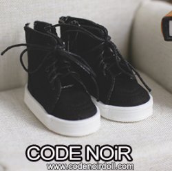 CMS000186 Black Zipper Casual Shoes CMS000186 Black Zipper Casual Shoes