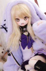 MDD-12 Rabbit Coat (Purple) MDD-12 Rabbit Coat (Purple)
