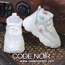 CLS000195 Pastel Deco White Sneakers CLS000195 Pastel Deco White Sneakers