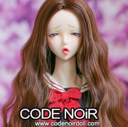 CYW000114 Coffee Brown Bangless Long Wavy CYW000114 Coffee Brown Bangless Long Wavy