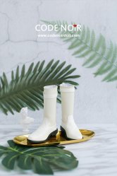 CBS000031 White Two Tone Riding Boots CBS000031 White Two Tone Riding Boots