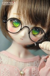 CAC000020 Black Circular Glasses for SD CAC000020 Black Circular Glasses for SD