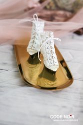 CMS000078 White Lace Caged Heels CMS000078 White Lace Caged Heels