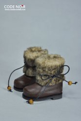 CMS000065 Chocolate Faux Fur Boots CMS000065 Chocolate Faux Fur Boots