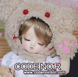 CYD000175 Latte Teddy Heart CYD000175 Latte Teddy Heart