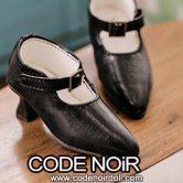 CMS000148 Black Pointy Buckle Shoes CMS000148 Black Pointy Buckle Shoes