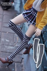 CAC000023 Black & Grey Stockings CAC000023 Black & Grey Stockings